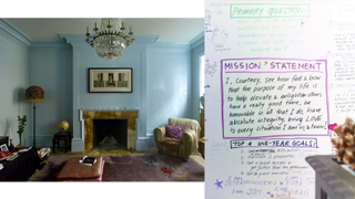 A Peek At The Vision Board Inside Courtney Love's Tasteful Townhouse